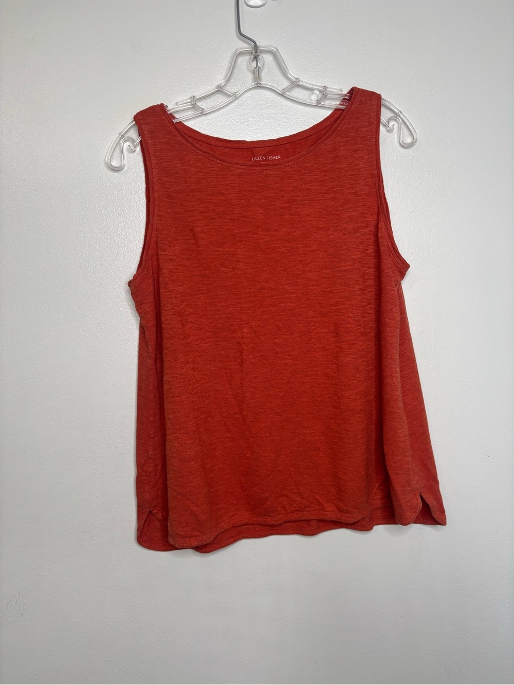 Eileen Fisher Tank Top Orange Sz Small